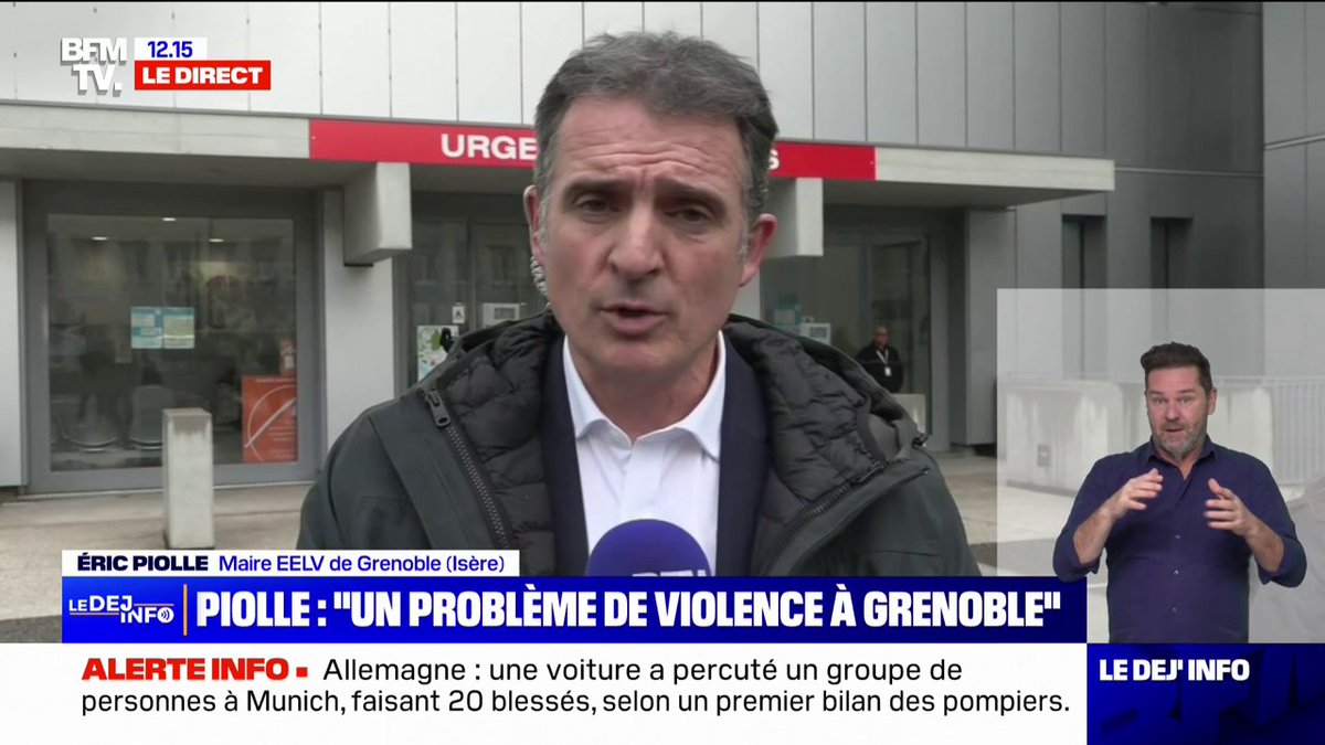 "Il y a un problème de violence à Grenoble, un problème d'emprise du narcotrafic", estime Éric Piolle