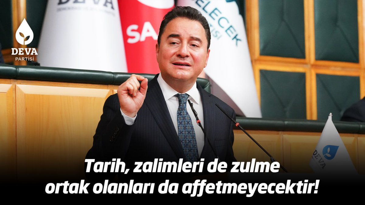 Ali Babacan: "Tarih, zalimleri de zulme ortak olanları da bu zulme sessiz kalanları da affetmeyecektir!"