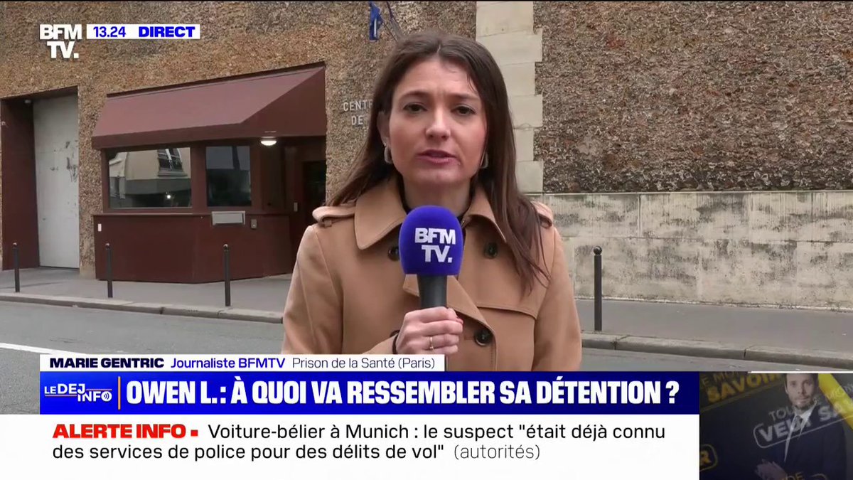 Meurtre de Louise: Owen L. va bénéficier d'un encellulement individuel à la prison de la Santé.
