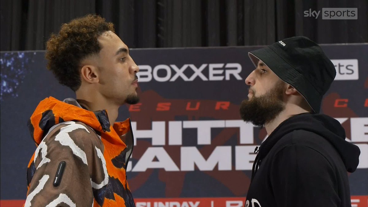Ben Whittaker and Liam Cameron face off ahead of their second fight on April 20th 👀