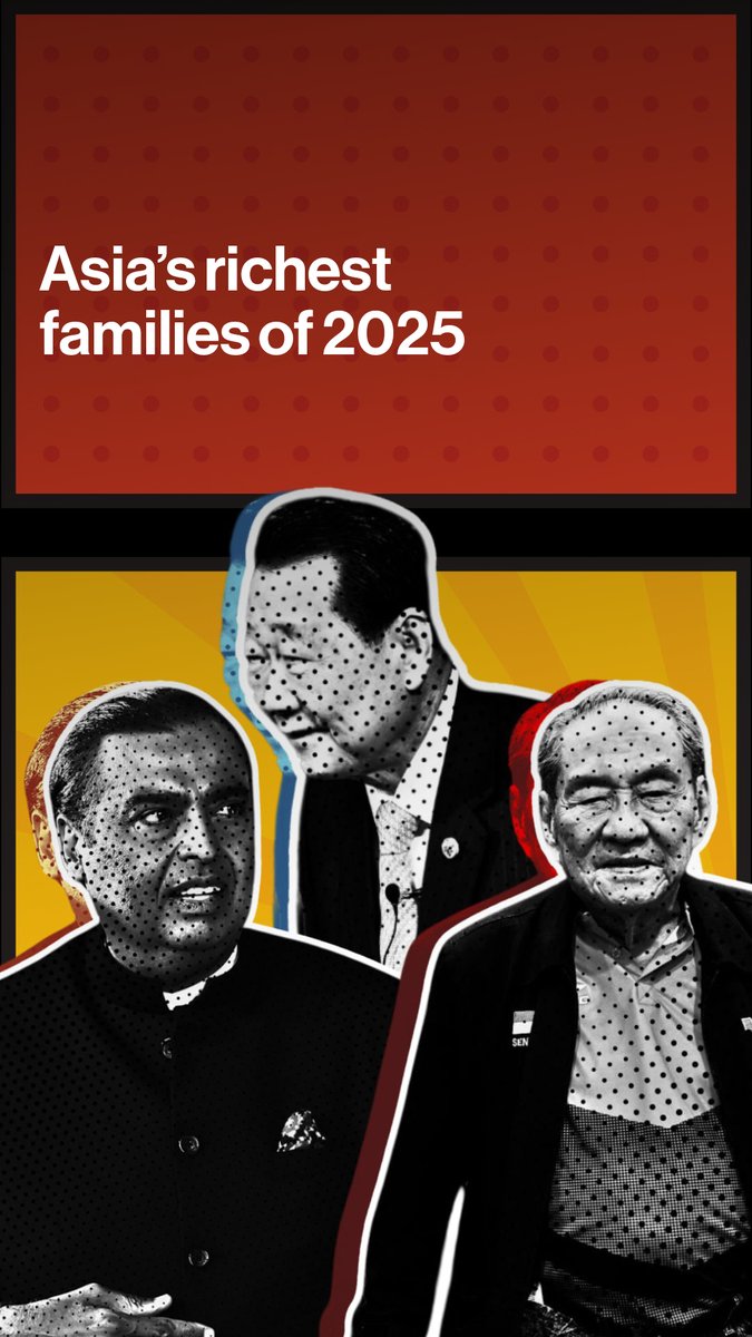 Asia’s 20 richest families this year have collectively topped a new high of more than $550 billion in wealth. But will a second Trump presidency make a dent in their wallet? Here's who made the list and more