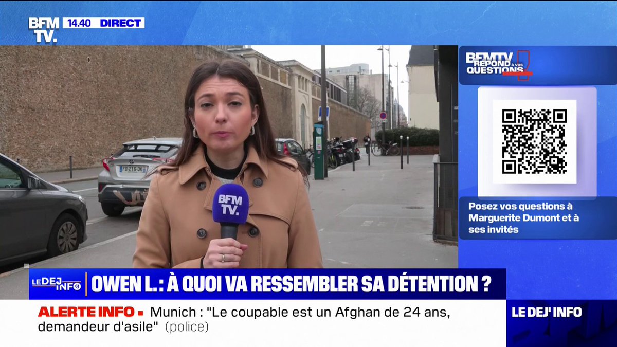 Meurtre de Louise: à quoi va ressembler la détention d'Owen L.? BFMTV répond à vos questions