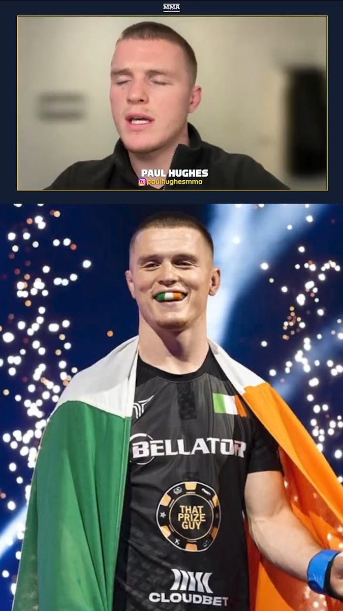 "It’s probably the most disrespectful thing you could say to a fellow Irishman is that he’s not Irish just because I come from the north of the country." - Paul Hughes on Conor McGregor attacking his identity (🎥 Damon Martin)