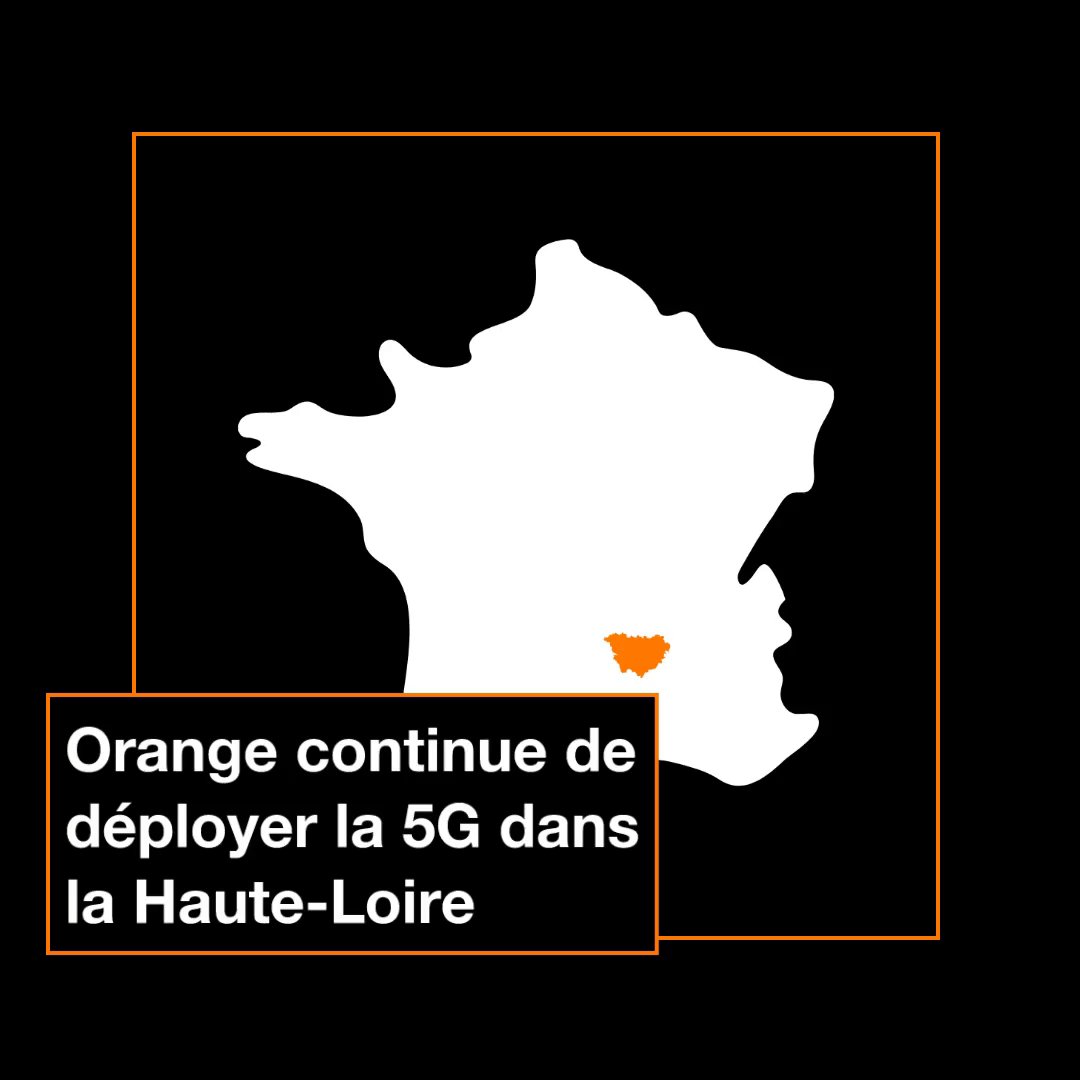 Orange déploie la #5G dans 2 nouvelles communes dans la Haute-Loire 💪 👉 La 5G permet de servir plus d'utilisateurs en simultané là où le #réseau et l'accès à Internet sont fortement sollicités.