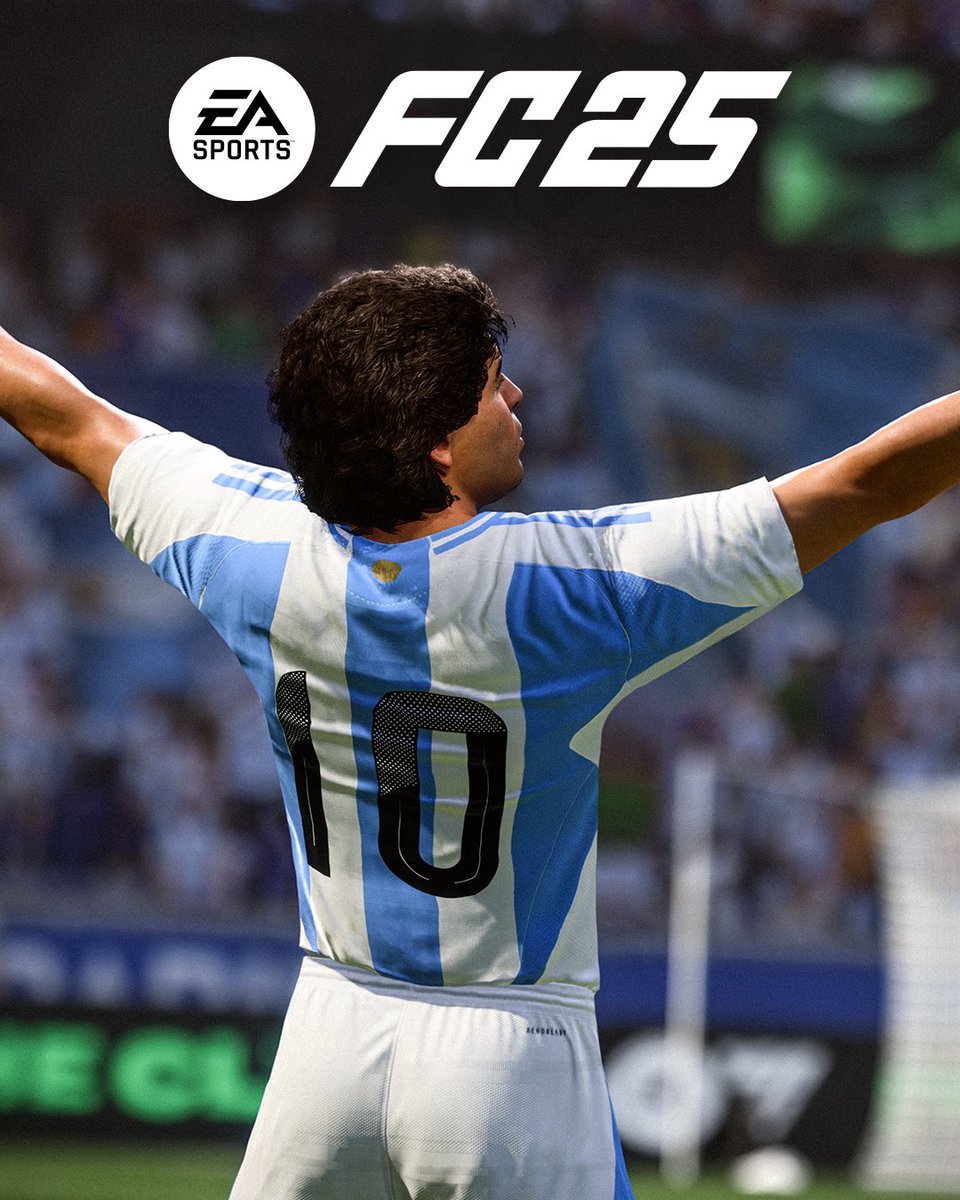 Maradona está de vuelta. El alma de Argentina y el orgullo del Napoli regresa como un ÍCONO del evento Grandes de bases en #FC25 este viernes.