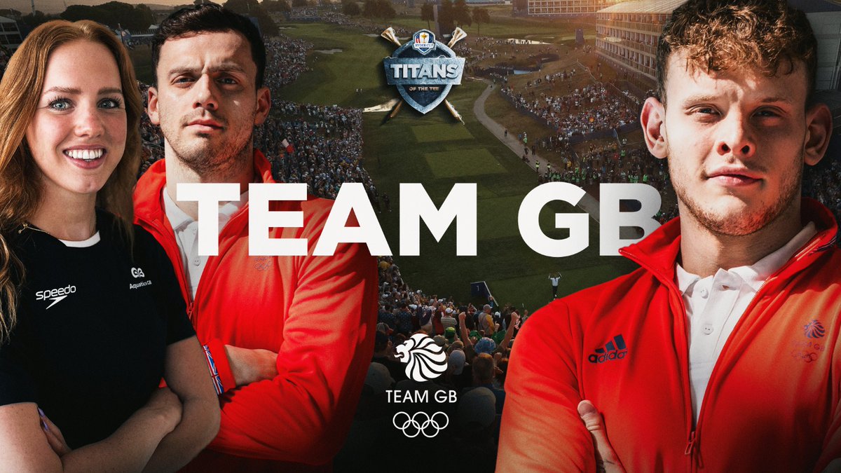 ⚡ TITANS OF THE TEE ⚡ Will it be sink or swim for Team GB swimmers James Guy, Matt Richards and Emily Richards? 🏊‍♂️