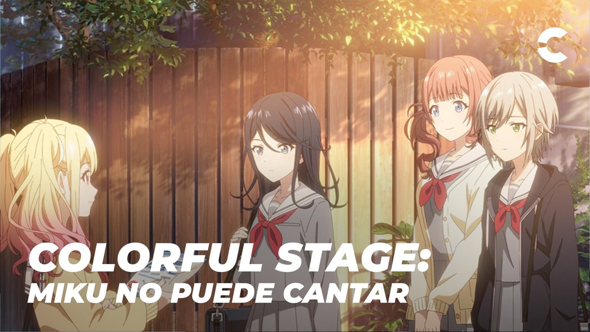 ¡Que se hagan presentes los fans de #Vocaloid y #HatsuneMiku! 🤩🎶 Para disfrutar juntos el tráiler de #ColorfulStage: Miku No Puede Cantar. ¿Ya lo viste? 💖✨ Más Que Cine Latam