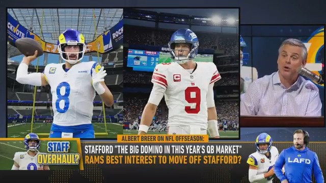 Matthew Stafford to the Giants. Aaron Rodgers to the Rams. Hear @ColinCowherd out... "I made a couple of calls yesterday and a couple of texts this morning. I'm going to propose something."