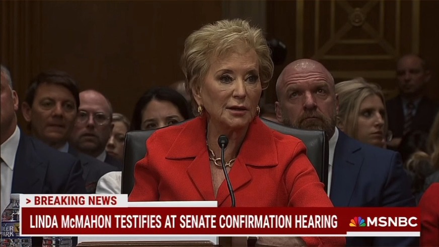 My God. Trump’s Education Secretary pick just said she wants to “take a look at” defunding public schools that teach Black history.