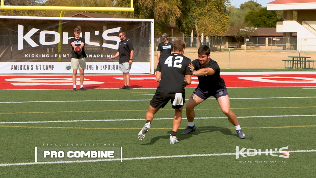 NFL Draft Eligible Senior Josh Wojciechowicz (Josh Wojciechowicz) of Colorado School of Mines and the East-West Shrine Bowl topped the charts at the #KohlsProCombine earning a spot in the final snapping showcase. Mines Football // #NFL