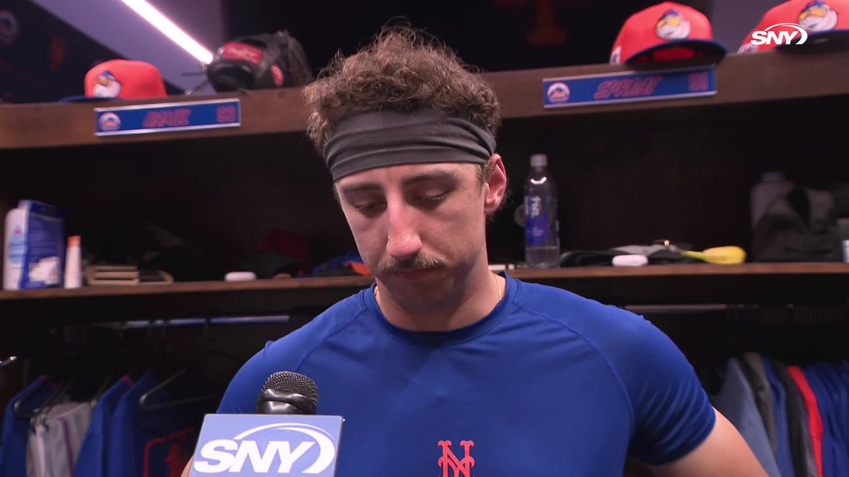 Brandon Sproat says his mustache was an offseason experiment with Hurston Waldrep (Braves organization) and he might try to convince Christian Scott to join him 😂