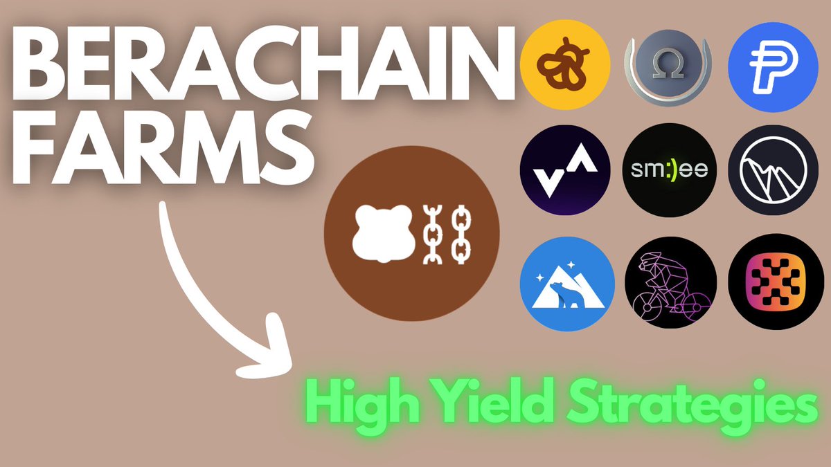 In this video we cover: 10 DEFI STRATEGIES ON BERACHAIN Protocols mentioned: BEX Berachain Foundation ๐ปโ Kodiak IVX Infrared OlympusDAO |Smart, Money| Beradrome (๐ป,๐ด) Dolomite ๐๏ธ Dahlia - Lend & Borrow ๐ธ Smilee Part 2 coming tomorrow (Yes there are many more!)