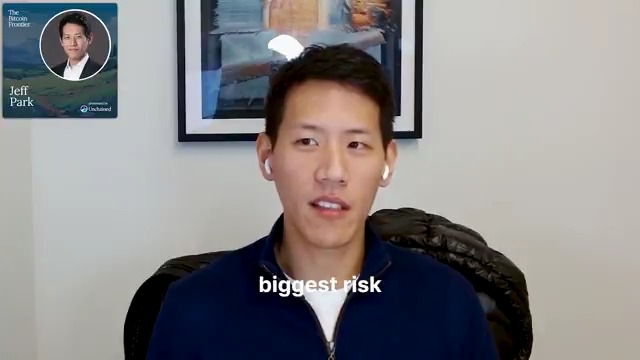 .Jeff Park explains that the greatest risk to bitcoin isn't regulation or volatility—it’s the lack of people holding their own keys.