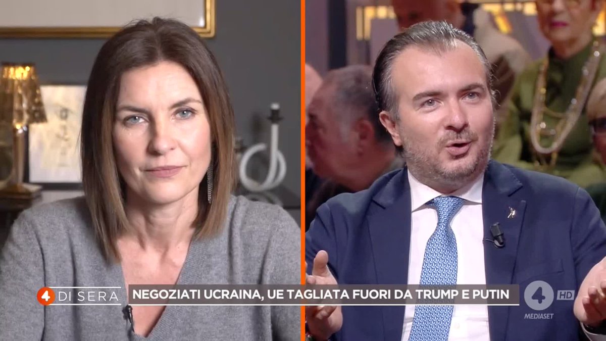 Negoziati Ucrania, Molinari: "Noi dobbiamo essere grati a Trump" Cosa ne pensate? Ora a #4disera in diretta su #Rete4 e in streaming su Mediaset Infinity