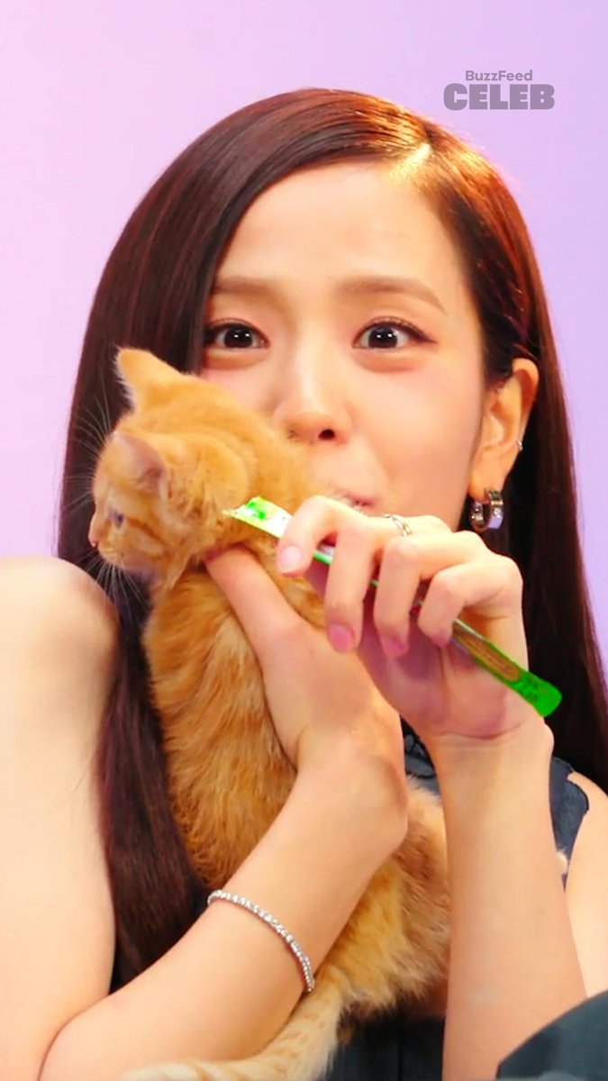 BLINKs, get ready to scream! JISOO + KITTENS = the cutest chaos ever! 😍🐱 Dropping tomorrow on BuzzFeed Celeb! Any guesses on her favorite fur baby? 👀💖 #JISOO #BLACKPINK #KittenInterview