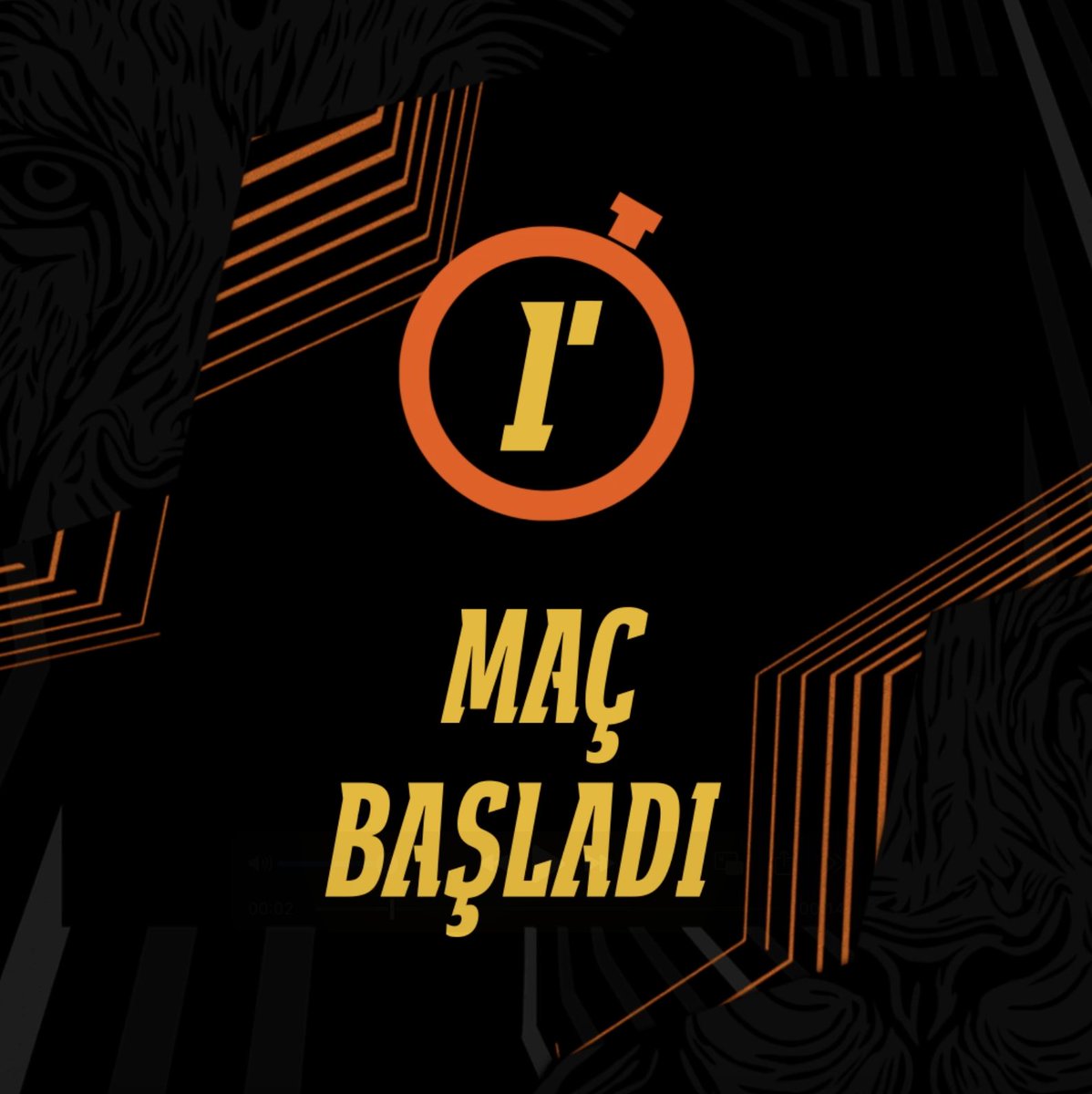 ⏱️ 1’ Maç başladı! #AZvGS #UEL #SaldırGALATASARAY