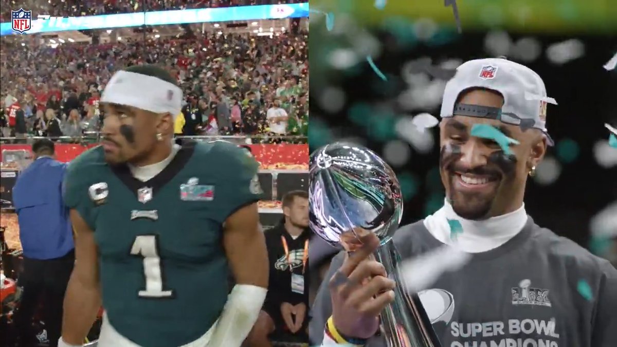 What a difference two years makes 🏆 Philadelphia Eagles