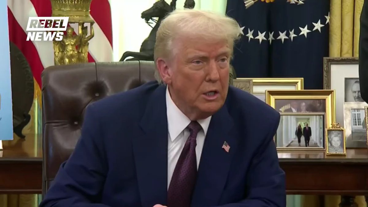 NOW: President Trump says "Canada is going to have to start paying up" and that "it is going to be a very serious contender to be our 51st state."
