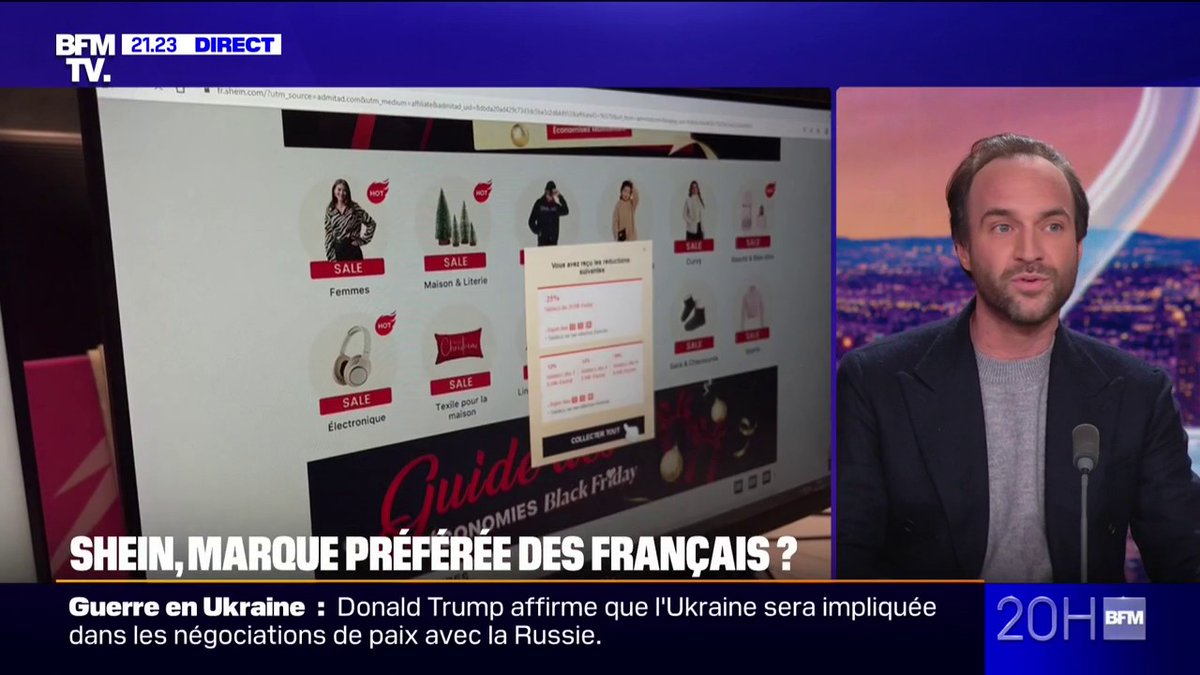 Quentin Ruffat (porte-parole de Shein en France): "Shein, c'est un modèle novateur (...) de la mode à des prix raisonnables"