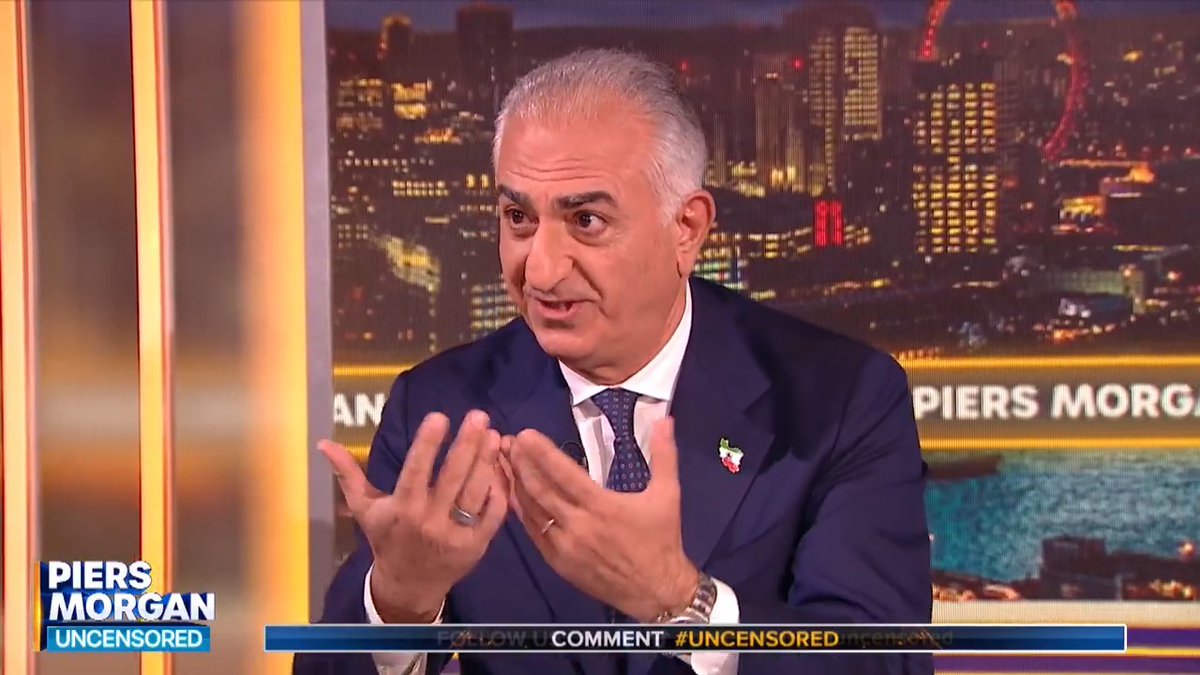 "It’s very hard to defeat an ideology by killing people.” Watch more of Piers Morgan's interview with former Iranian Crown Prince Reza Pahlavi 👇 📺 Piers Morgan | Reza Pahlavi