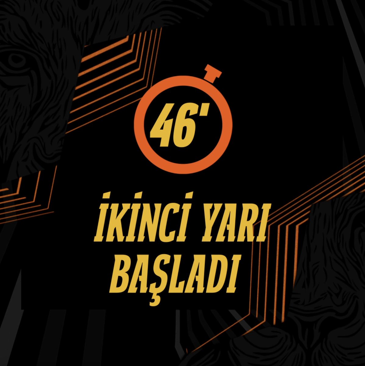 ⏱️ 46' İkinci yarı başladı! #AZvGS #UEL #SaldırGALATASARAY