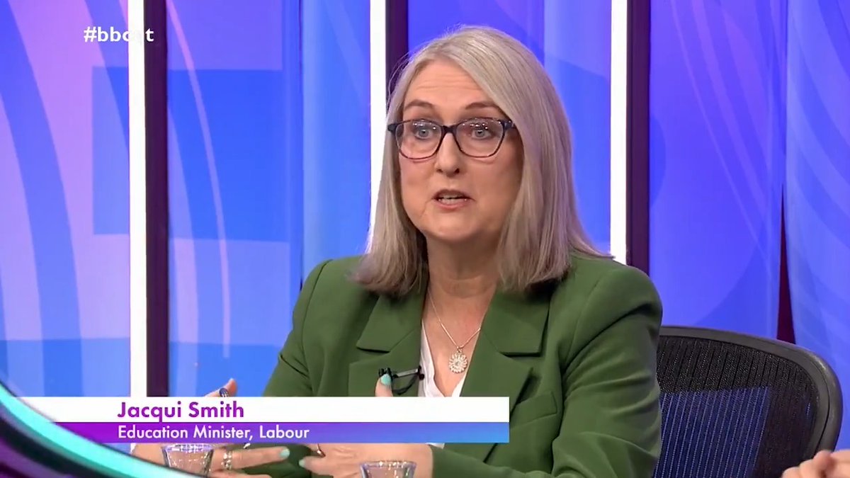 “She is probably the best qualified Chancellor that we’ve had for a considerable period… she is a trained economist” Labour’s Jacqui Smith defends Rachel Reeves, who is facing question over the accuracy of her online CV, saying her “value” will be proven on the job #bbcqt
