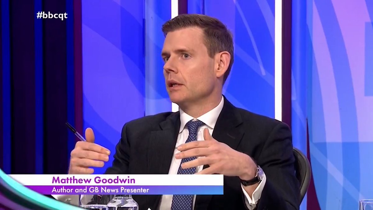 “The bigger problem I think with Rachel Reeves and the Labour government is the economic model that they are imposing on the country” Matthew Goodwin says the UK needs “radical change from the status quo” to challenge the current “managed decline” #bbcqt
