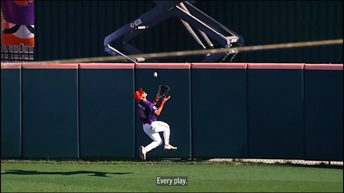 Every pitch. Every play. Every moment. 🐅 #Clemson #Team128