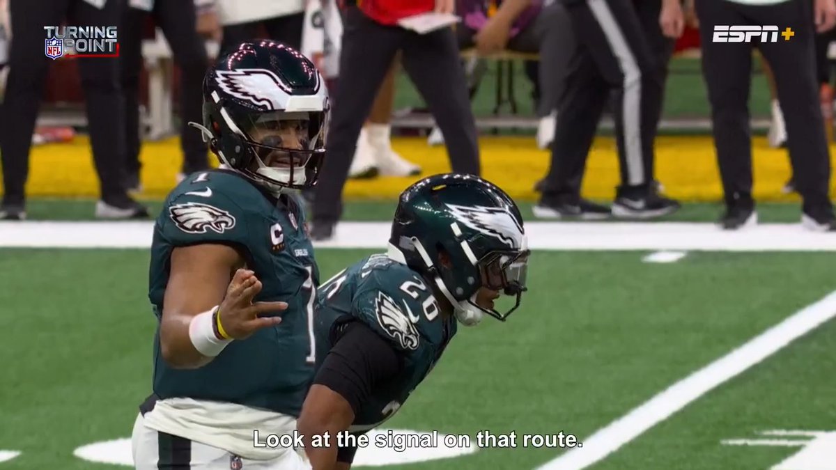 A little trigger finger is all it took for Hurts to counter Spags' aggressive blitzes 👉 #NFLTurningPoint streaming now on ESPN+ | Louis Riddick