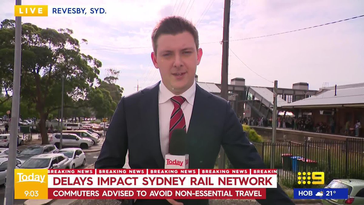 Sydneysiders are being told to avoid non-essential travel as industrial action chokes the city's rail network. #9News READ MORE: