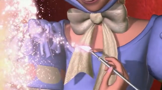 barbie as rapunzel - rapunzel paints dresses for the ball
