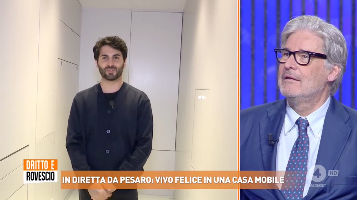 Leonardo Di Chiara vive in una casa mobile di 9mq: "Ho voluto dimostrare che in uno spazio così piccolo, si può fare una vera a propria casa" Voi ci vivreste? #DrittoeRovescio in diretta su #Rete4 e in streaming su Mediaset Infinity