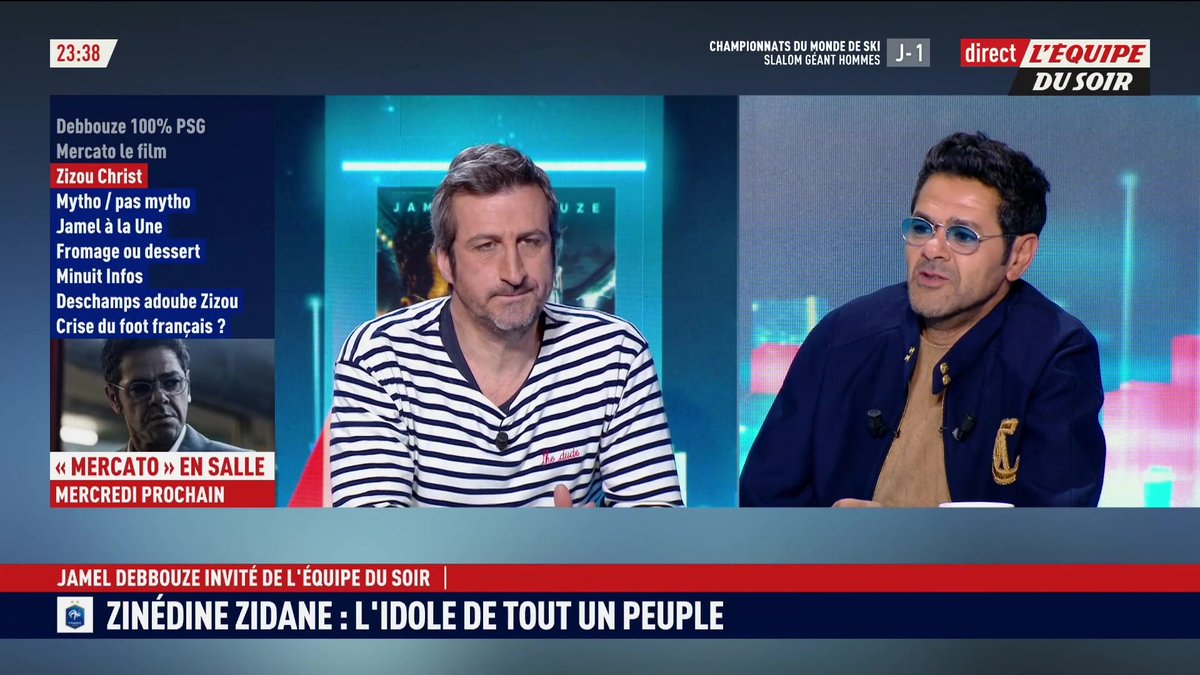 "Johan, vous êtes pas loin" Le très bel hommage de Jamel Debbouze à Johan Micoud, après sa longue tirage sur Zinedine Zidane #EDS