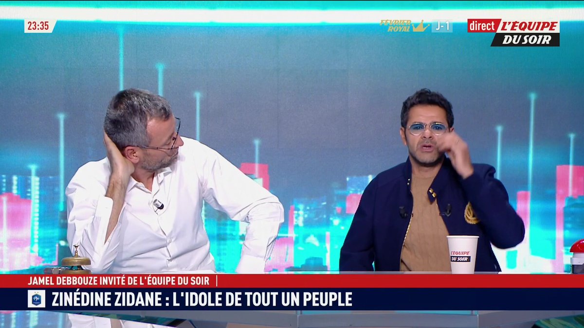 On a lancé @debbouzejamel sur Zizou Christ (et du coup, ça a duré 5 minutes 🥰🥰) #EDS