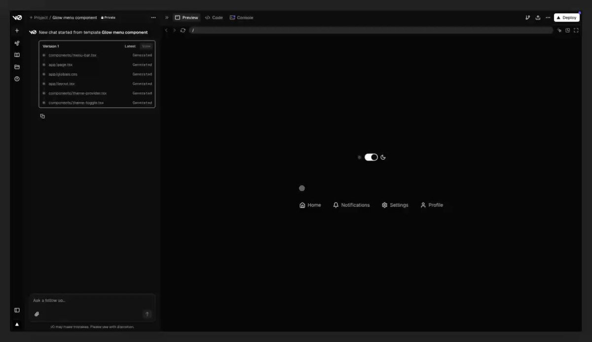 v0 now has improved, collapsible block previews.