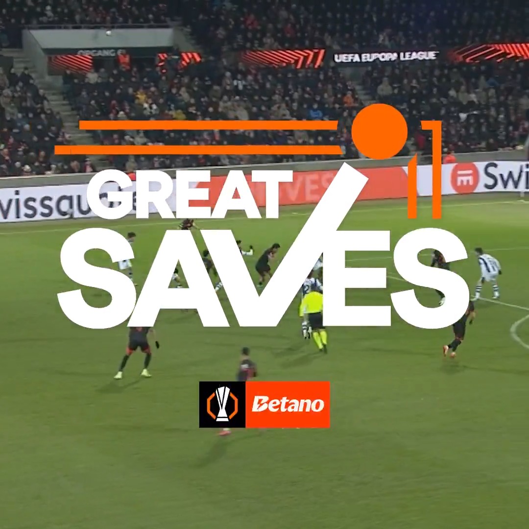 🧤 Flying stops, rapid reflexes and more... 🤯 Enjoy the best saves from tonight's fixtures 📺 #UELsaves | Betano Portugal 🔞