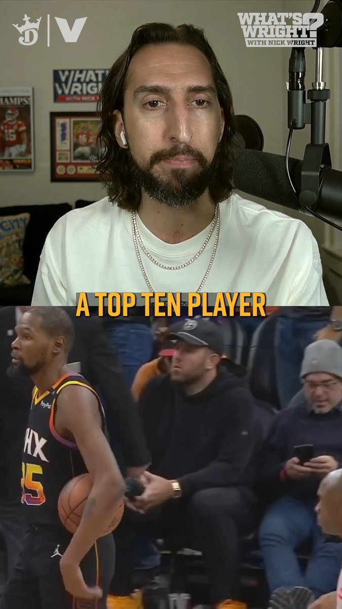 Kevin Durant may have joined the 30K point club but there's no honest argument that he's entering the all-time top 10 per nick wright
