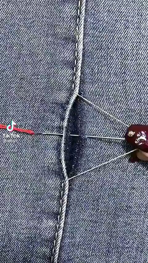 Invisible stitch technique