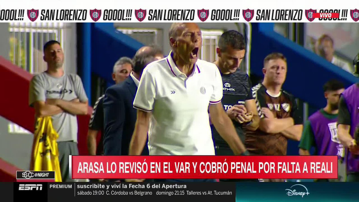 ¡¡LA BOMBAAAAA!! Doblete de Vombergar y grito desaforado de Miguelo Russo por el agónico 2-1 de San Lorenzo ante Platense. 📺 #DisneyPlus | #SportsCenter