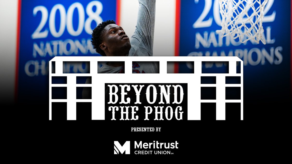 Follow along with Flory for a day in his life 👏 Here’s 𝐁𝐞𝐲𝐨𝐧𝐝 𝐭𝐡𝐞 𝐏𝐡𝐨𝐠 featuring Flory Bidunga presented by Meritrust Credit Union! #RockChalk | Meritrust Credit Union