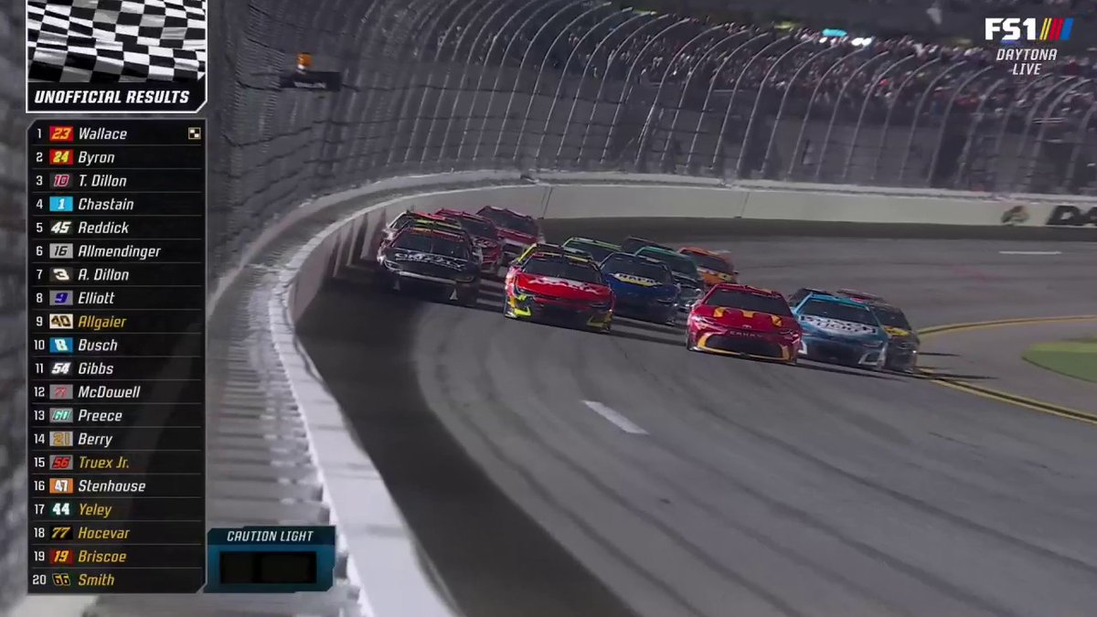 Bubba Wallace wins Duel No. 1 at Daytona!