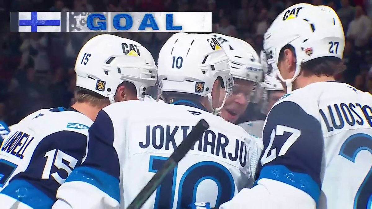 HENRI JOKIHARJU 🇫🇮 Finland has the first goal of the game! #4Nations 🇺🇸: ESPN &amp; ESPN+ ➡️ 🇨🇦: Sportsnet or stream on Sportsnet+ ➡️