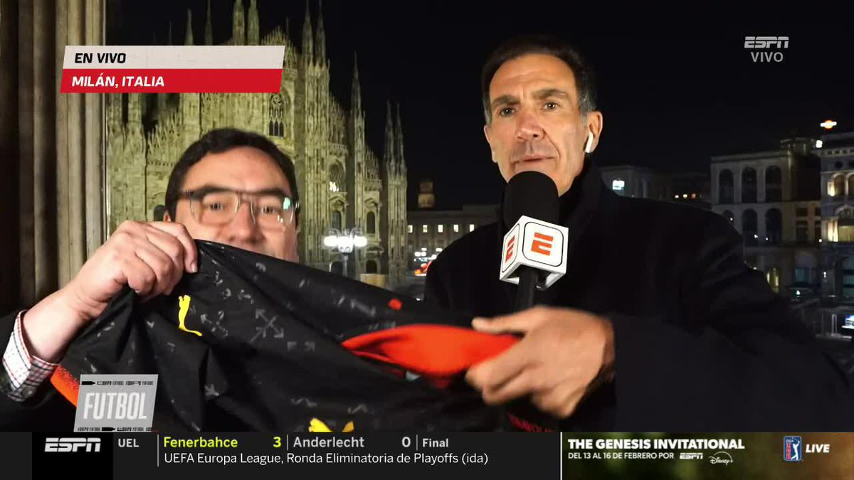 ¡ESTÁN EN ITALIA! Jorge Pietrasanta y Paco Gabriel de Anda están en Milán, Italia. Este sábado estarán en la transmisión del juego AC Milan vs. Hellas Verona por ESPN y Disney+ para la República Mexicana.
