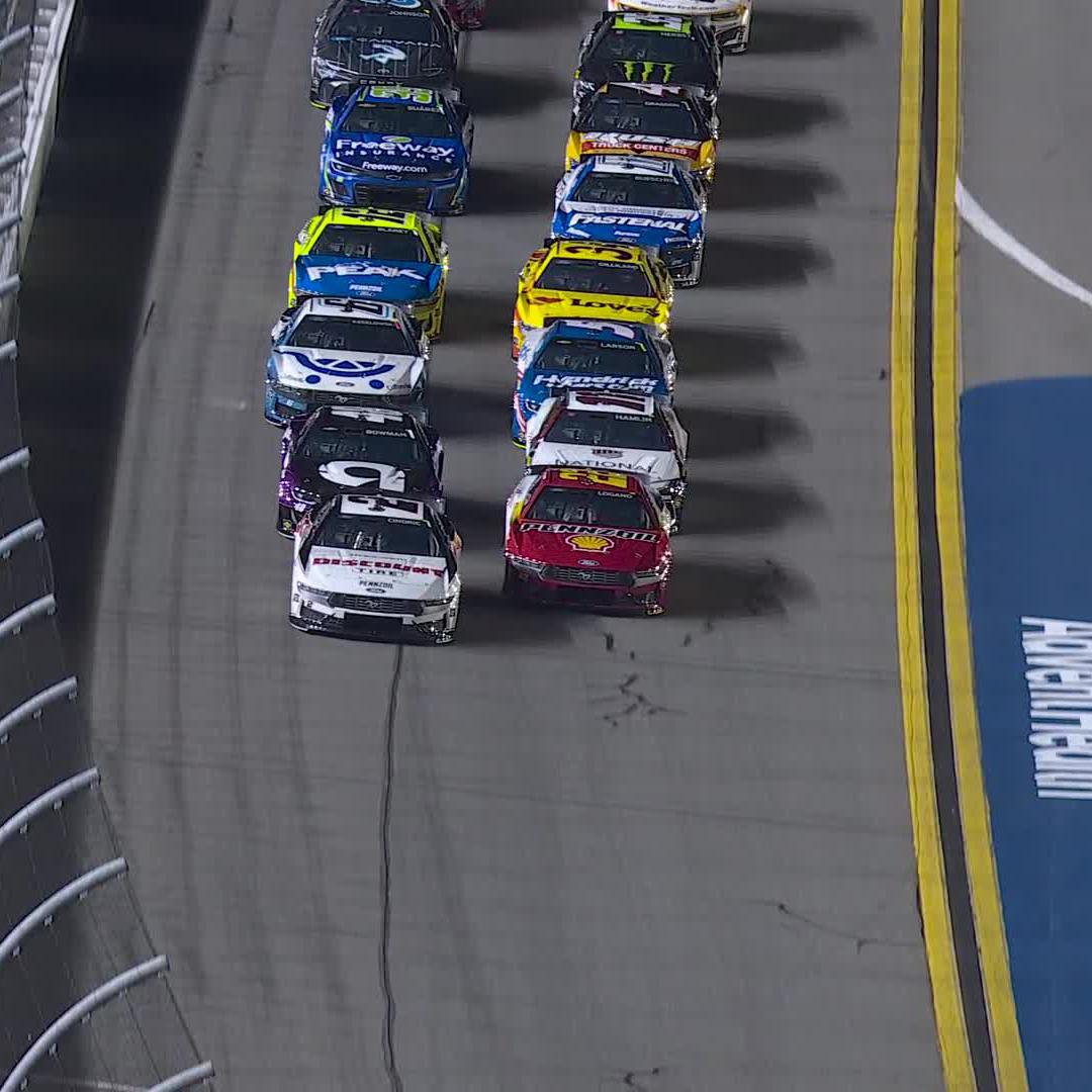 Let's see what happens next on the high banks. Duel 2 is underway at Daytona International Speedway!