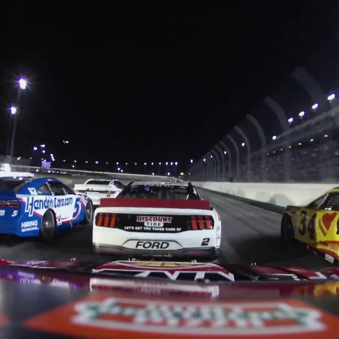 Testing it all out for Sunday ... Even the three-wide action. 😉