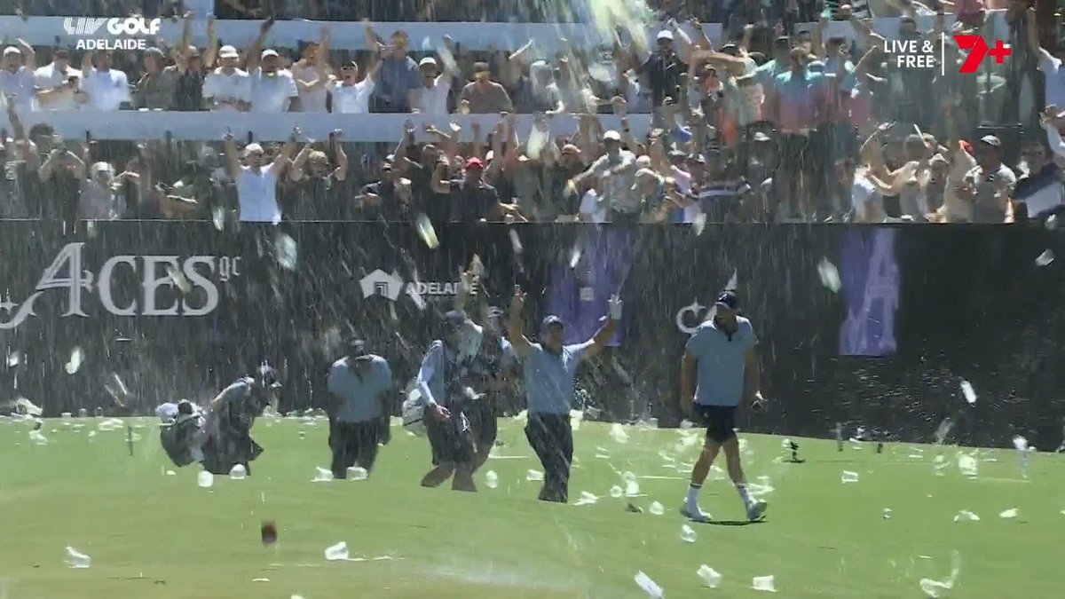 Patrick Reed nails a HOLE IN ONE at The Watering Hole! 🚨🚨