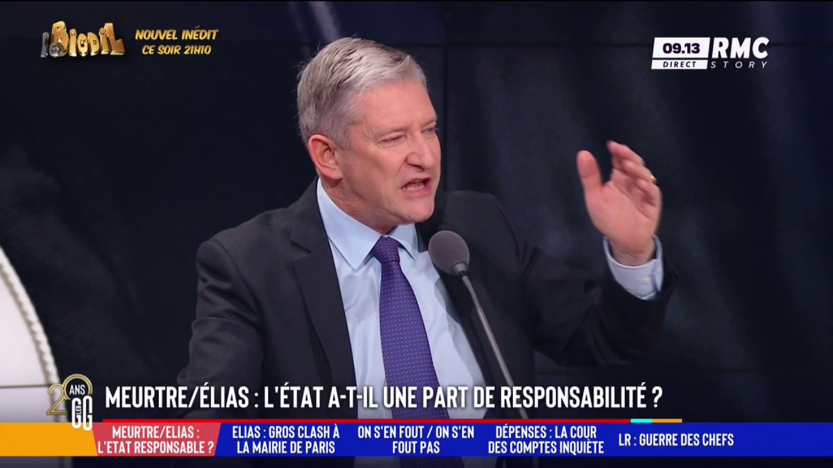 👮‍♂️ Mort d’Élias : l’État a-t-il une part de responsabilité ? 🗣️ Emmanuel de Villiers : "Il y a dans la magistrature, une culture de l'excuse, de la compassion ! Il faut revoir l'arsenal des peines, on n'y arrivera pas avec des poèmes..." #GGRMC
