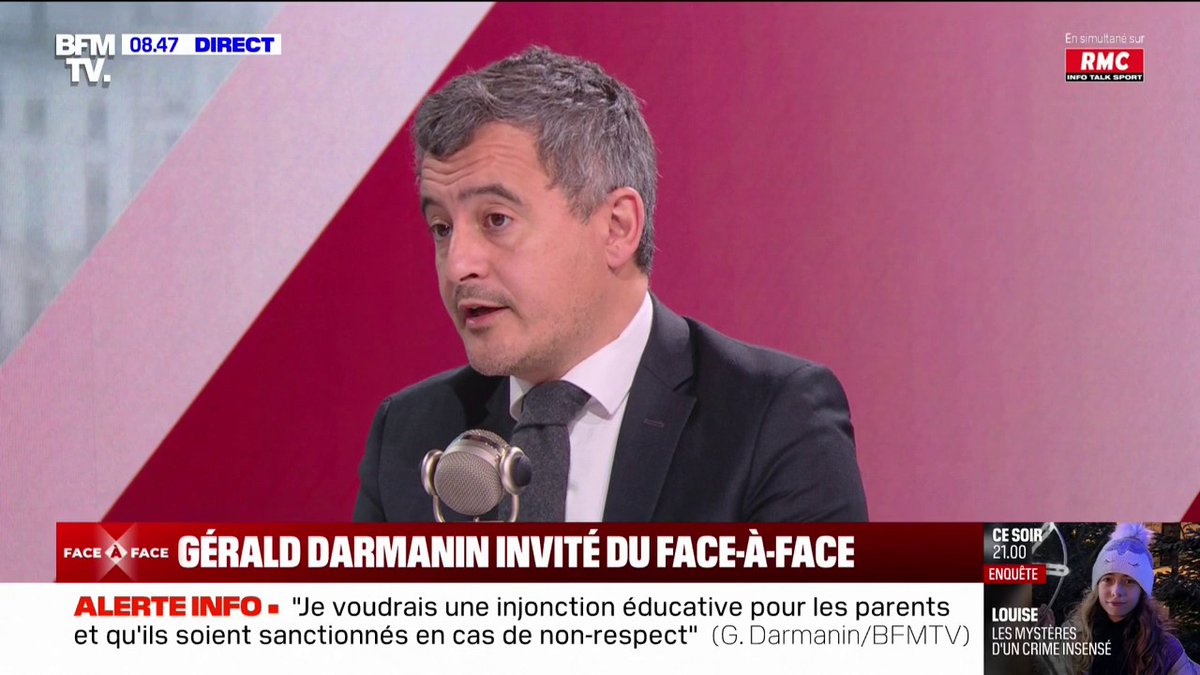 Pour Gérald Darmanin, le député LFI Andy Kerbrat, pris en flagrant délit d'achat de stupéfiants, a "déshonoré son mandat" et devrait être "parti depuis très longtemps"