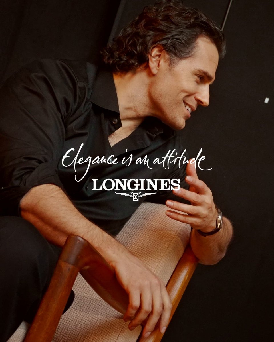 Welcome to our new Ambassador of Elegance, Henry Cavill. #Longines #EleganceisanAttitude #LonginesFlagshipHeritage