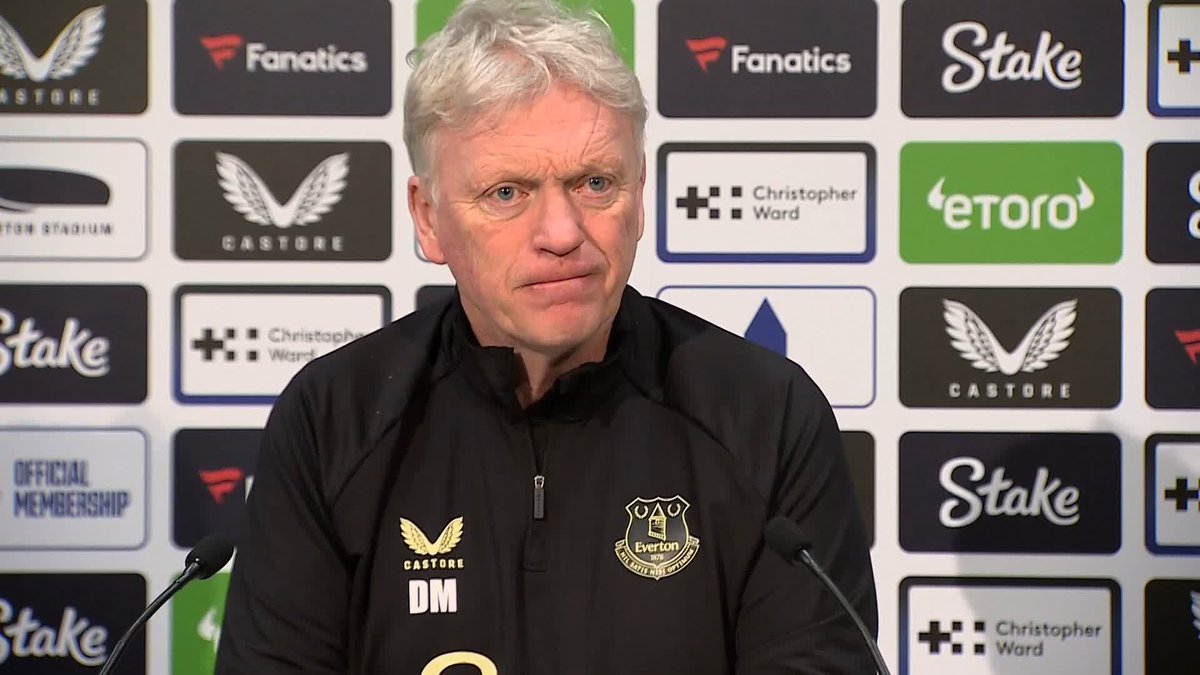 "Isn't it good that there's positive talk about Everton for a change?" 💬 David Moyes dismisses the idea of instantly bringing players back down to Earth after a thrilling Merseyside derby draw with Liverpool 🌍
